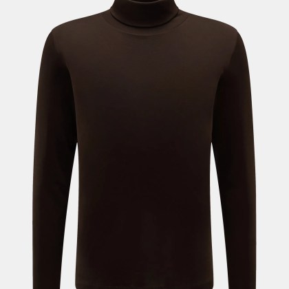 Stefan Brandt - Herren - Rollkragen-Longsleeve %27Eli%27 dunkelbraun Stefan Brandt - Herren - Rollkragen-Longsleeve %27Eli%27 dunkelbraun