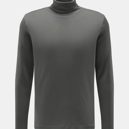 Stefan Brandt - Herren - Rollkragen-Longsleeve %27Eli%27 dunkelgrau Stefan Brandt - Herren - Rollkragen-Longsleeve %27Eli%27 dunkelgrau