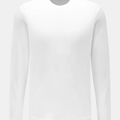 Stefan Brandt - Herren - Rundhals-Longsleeve %27Sea Island Eli%27 weiß Stefan Brandt - Herren - Rundhals-Longsleeve %27Sea Island Eli%27 weiß