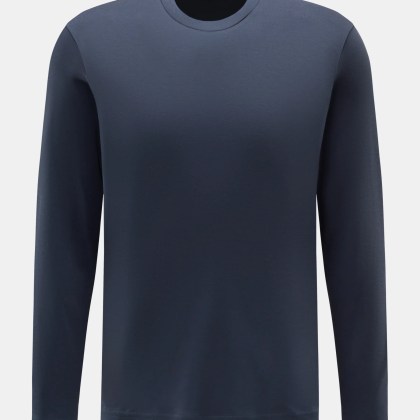 Stefan Brandt - Herren - Rundhals-Longsleeve %27Sea Island Eli%27 dunkelblau Stefan Brandt - Herren - Rundhals-Longsleeve %27Sea Island Eli%27 dunkelblau