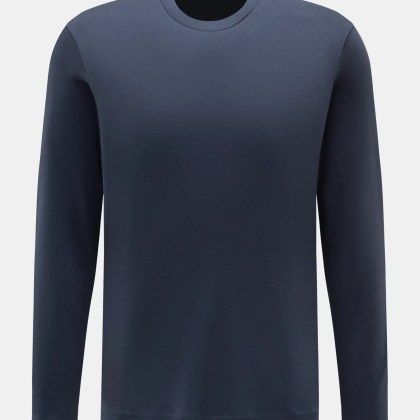 Stefan Brandt - Herren - Rundhals-Longsleeve %27Sea Island Eli%27 dunkelblau Stefan Brandt - Herren - Rundhals-Longsleeve %27Sea Island Eli%27 dunkelblau