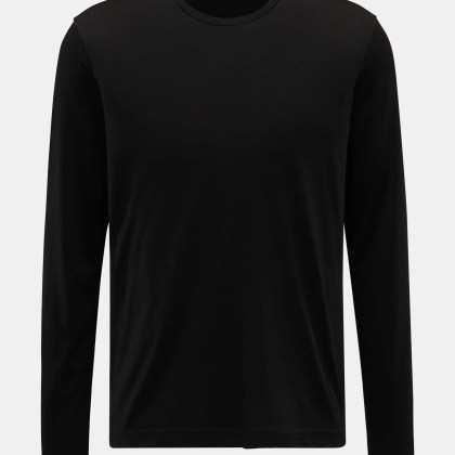 Stefan Brandt - Herren - Merino Rundhals-Longsleeve %27Enno%27 schwarz Stefan Brandt - Herren - Merino Rundhals-Longsleeve %27Enno%27 schwarz