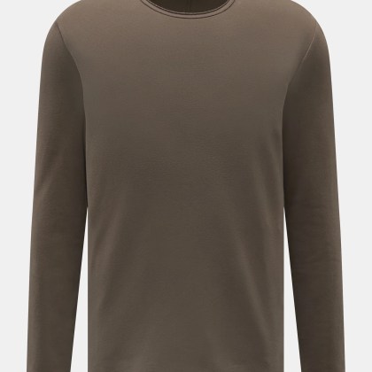 Kiefermann - Herren - Rundhals-Longsleeve %27Frankon%27 dark olive Kiefermann - Herren - Rundhals-Longsleeve %27Frankon%27 dark olive