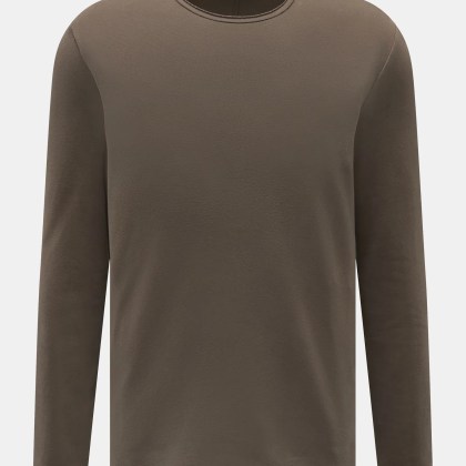 Kiefermann - Herren - Rundhals-Longsleeve %27Frankon%27 dark olive Kiefermann - Herren - Rundhals-Longsleeve %27Frankon%27 dark olive