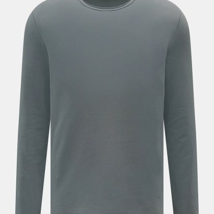 Kiefermann - Herren - Rundhals-Longsleeve %27Frankon%27 graublau Kiefermann - Herren - Rundhals-Longsleeve %27Frankon%27 graublau