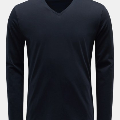Stefan Brandt - Herren - V-Neck Longsleeve %27Artur%27 dark navy Stefan Brandt - Herren - V-Neck Longsleeve %27Artur%27 dark navy