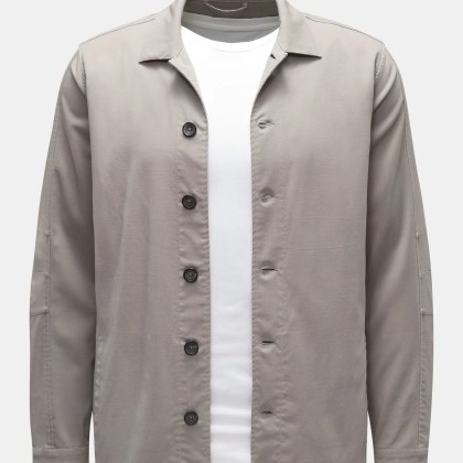 Weber+Weber - Herren - Overshirt %27Fresco Light Overshirt%27 hellgrau Weber+Weber - Herren - Overshirt %27Fresco Light Overshirt%27 hellgrau