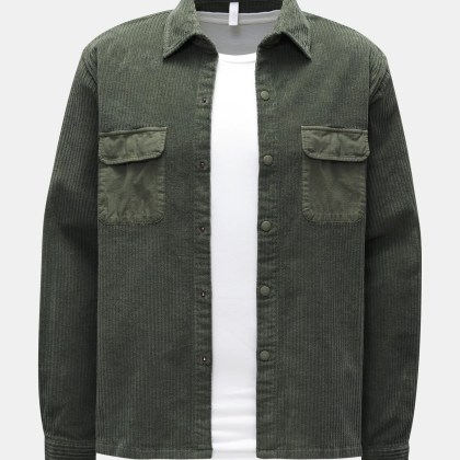 04651/ A trip in a bag - Herren - Cord-Overshirt %27Oyster%27 oliv 04651/ A trip in a bag - Herren - Cord-Overshirt %27Oyster%27 oliv