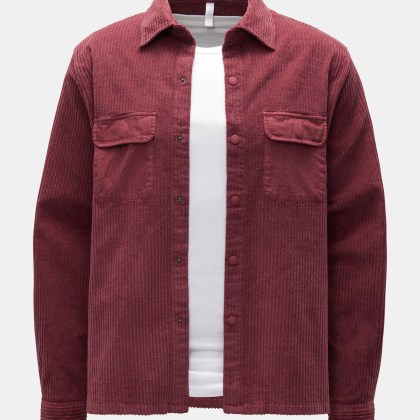 04651/ A trip in a bag - Herren - Cord-Overshirt %27Oyster%27 rotbraun 04651/ A trip in a bag - Herren - Cord-Overshirt %27Oyster%27 rotbraun