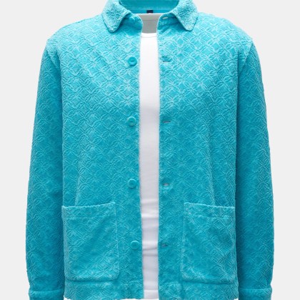 04651/ A trip in a bag - Herren - Frottee-Overshirt türkis 04651/ A trip in a bag - Herren - Frottee-Overshirt türkis