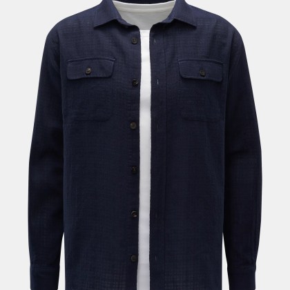 04651/ A trip in a bag - Herren - Overshirt %27Gaze%27 navy 04651/ A trip in a bag - Herren - Overshirt %27Gaze%27 navy