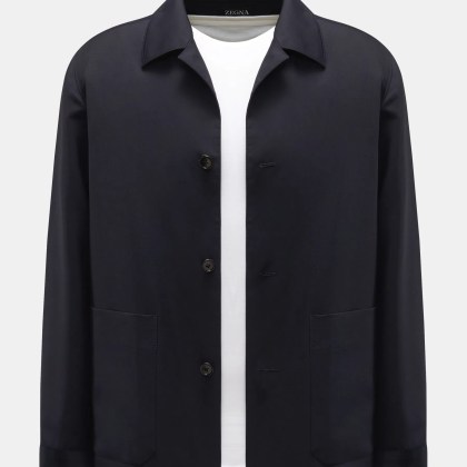 Zegna - Herren - Overshirt navy Zegna - Herren - Overshirt navy
