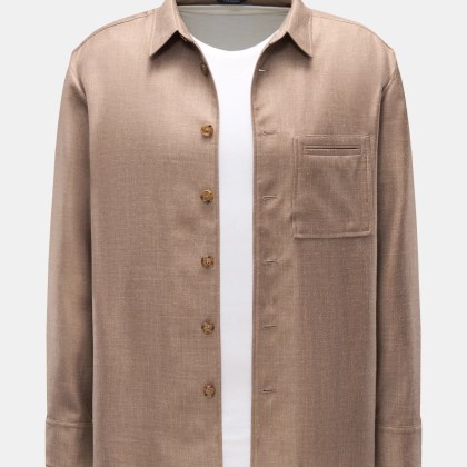 Colombo - Herren - Overshirt hellbraun meliert Colombo - Herren - Overshirt hellbraun meliert