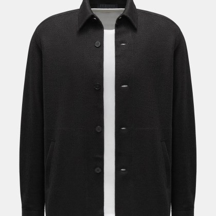 Harris Wharf London - Herren - Overshirt anthrazit Harris Wharf London - Herren - Overshirt anthrazit