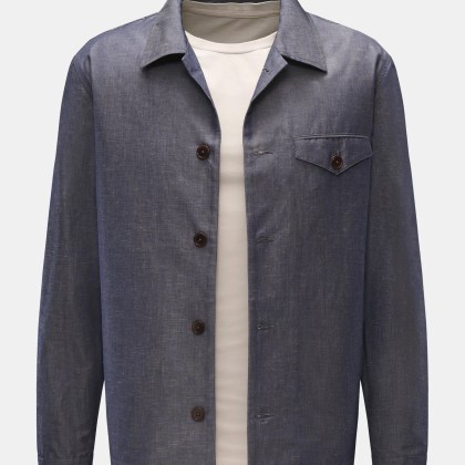 Hindustrie - Herren - Overshirt graublau Hindustrie - Herren - Overshirt graublau