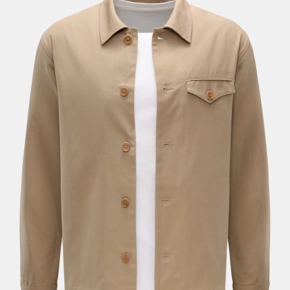 Hindustrie - Herren - Overshirt beige Hindustrie - Herren - Overshirt beige