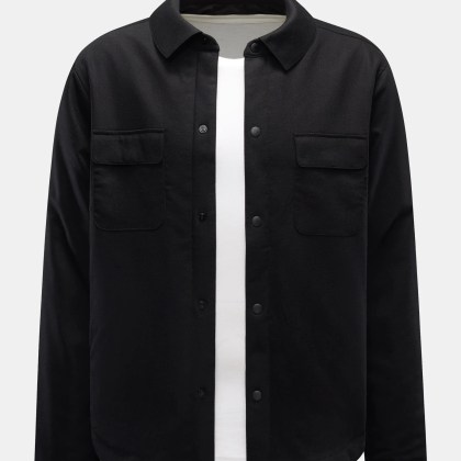 04651/ A trip in a bag - Herren - Wende-Overshirt schwarz 04651/ A trip in a bag - Herren - Wende-Overshirt schwarz