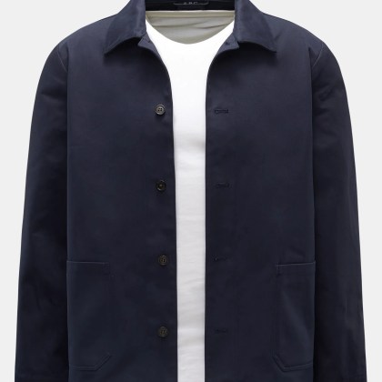 A.P.C. - Herren - Overshirt %27Kerlouan Logo%27 navy A.P.C. - Herren - Overshirt %27Kerlouan Logo%27 navy