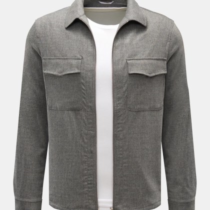 Marco Pescarolo - Herren - Overshirt %27Urus%27 grau meliert Marco Pescarolo - Herren - Overshirt %27Urus%27 grau meliert