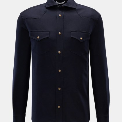 Marco Pescarolo - Herren - Overshirt %27Ribot%27 navy Marco Pescarolo - Herren - Overshirt %27Ribot%27 navy