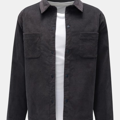 04651/ A trip in a bag - Herren - Cord-Wendeovershirt %27Reversible%27 anthrazit 04651/ A trip in a bag - Herren - Cord-Wendeovershirt %27Reversible%27 anthrazit