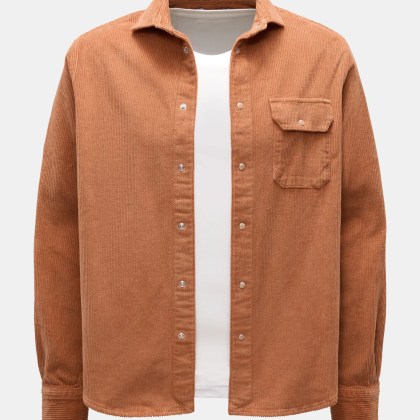 Ace Denim - Herren - Cord-Overshirt hellbraun Ace Denim - Herren - Cord-Overshirt hellbraun