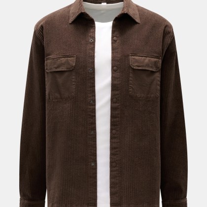 04651/ A trip in a bag - Herren - Cord-Overshirt dunkelbraun 04651/ A trip in a bag - Herren - Cord-Overshirt dunkelbraun