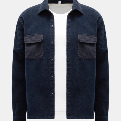 04651/ A trip in a bag - Herren - Cord-Overshirt navy 04651/ A trip in a bag - Herren - Cord-Overshirt navy