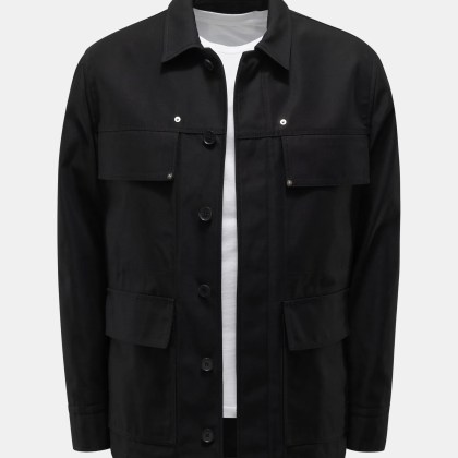 1017 ALYX 9SM - Herren - Overshirt %27Officer Shirt%27 schwarz 1017 ALYX 9SM - Herren - Overshirt %27Officer Shirt%27 schwarz