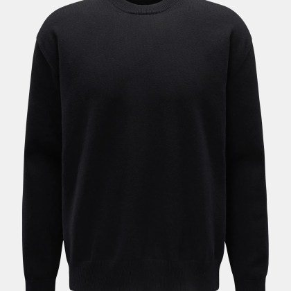 Jil Sander - Herren - Rundhalspullover schwarz Jil Sander - Herren - Rundhalspullover schwarz