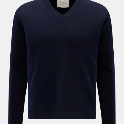 Lisa Yang - Herren - Cashmere V-Neck-Pullover %27Clayton%27 navy Lisa Yang - Herren - Cashmere V-Neck-Pullover %27Clayton%27 navy