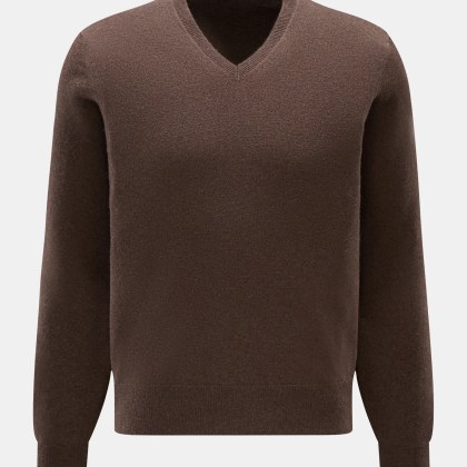 Cruciani - Herren - Cashmere V-Neck Pullover braun Cruciani - Herren - Cashmere V-Neck Pullover braun
