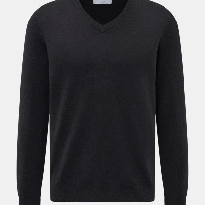 FTC - Herren - Cashmere V-Neck Pullover anthrazit FTC - Herren - Cashmere V-Neck Pullover anthrazit