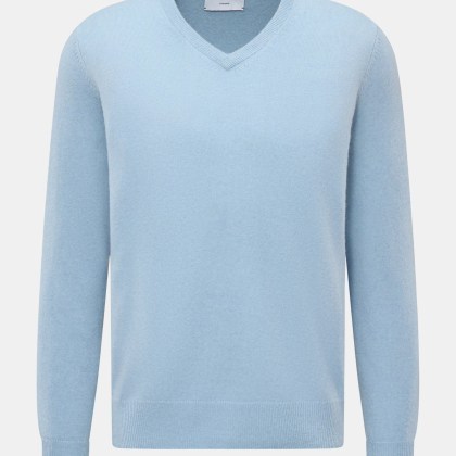 FTC - Herren - Cashmere V-Neck Pullover hellblau FTC - Herren - Cashmere V-Neck Pullover hellblau