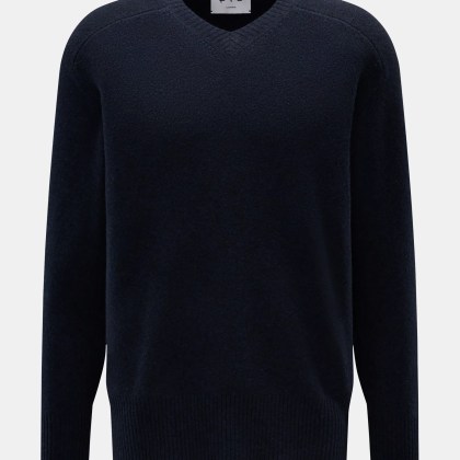 FTC - Herren - Cashmere V-Neck-Pullover navy FTC - Herren - Cashmere V-Neck-Pullover navy