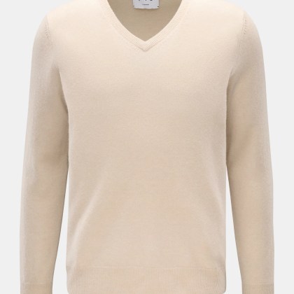 FTC - Herren - Cashmere V-Neck Pullover beige FTC - Herren - Cashmere V-Neck Pullover beige
