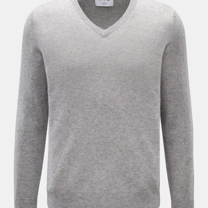 FTC - Herren - Cashmere V-Neck Pullover grau FTC - Herren - Cashmere V-Neck Pullover grau