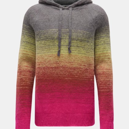 Laneus - Herren - Kapuzenpullover grau/gelb/magenta Laneus - Herren - Kapuzenpullover grau/gelb/magenta