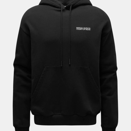 Marcelo Burlon - Herren - Kapuzenpullover schwarz Marcelo Burlon - Herren - Kapuzenpullover schwarz