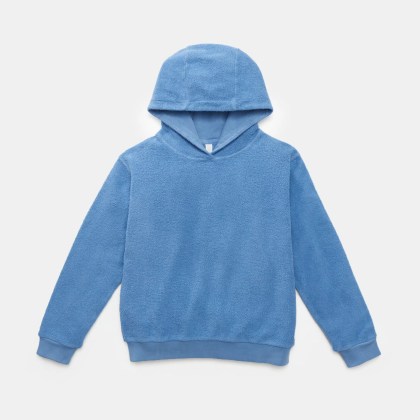04651/ A trip in a bag - Herren - Kinder Fleece-Kapuzenpullover %27Oyster Kids PF Hoody%27 rauchblau 04651/ A trip in a bag - Herren - Kinder Fleece-Kapuzenpullover %27Oyster Kids PF Hoody%27 rauchblau