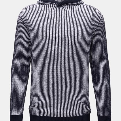 04651/ A trip in a bag - Herren - Wende-Kapuzenpullover %27Reversible%27 navy 04651/ A trip in a bag - Herren - Wende-Kapuzenpullover %27Reversible%27 navy