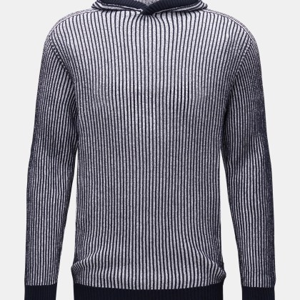 04651/ A trip in a bag - Herren - Wende-Kapuzenpullover %27Reversible%27 navy 04651/ A trip in a bag - Herren - Wende-Kapuzenpullover %27Reversible%27 navy