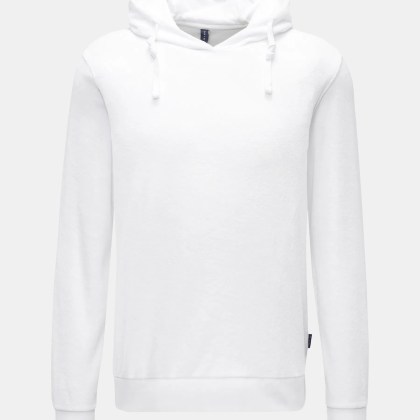 04651/ A trip in a bag - Herren - Frottee-Kapuzenpullover %27Terry Hoodie%27 weiß 04651/ A trip in a bag - Herren - Frottee-Kapuzenpullover %27Terry Hoodie%27 weiß