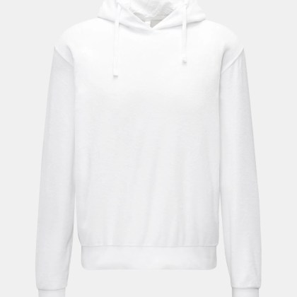 04651/ A trip in a bag - Herren - Frottee-Kapuzenpullover %27Terry Hoody%27 weiß 04651/ A trip in a bag - Herren - Frottee-Kapuzenpullover %27Terry Hoody%27 weiß