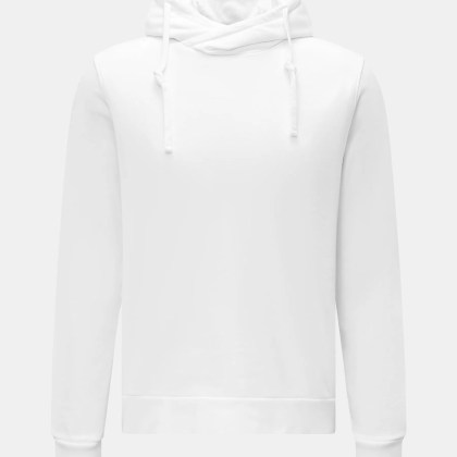 04651/ A trip in a bag - Herren - Kapuzenpullover %27AF Cord Hoodie%27 weiß 04651/ A trip in a bag - Herren - Kapuzenpullover %27AF Cord Hoodie%27 weiß