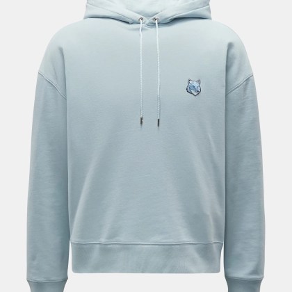 Maison Kitsuné - Herren - Kapuzenpullover %27Bold Fox%27 graublau Maison Kitsuné - Herren - Kapuzenpullover %27Bold Fox%27 graublau