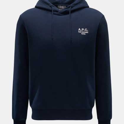 A.P.C. - Herren - Kapuzenpullover %27Standard Rue Madame%27 navy A.P.C. - Herren - Kapuzenpullover %27Standard Rue Madame%27 navy