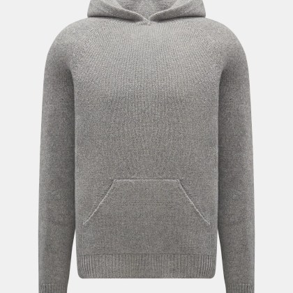 04651/ A trip in a bag - Herren - Kapuzenpullover grau meliert 04651/ A trip in a bag - Herren - Kapuzenpullover grau meliert