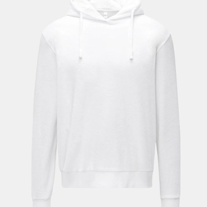 04651/ A trip in a bag - Herren - Frottee-Kapuzenpullover %27Terry Hoodie%27 weiß 04651/ A trip in a bag - Herren - Frottee-Kapuzenpullover %27Terry Hoodie%27 weiß