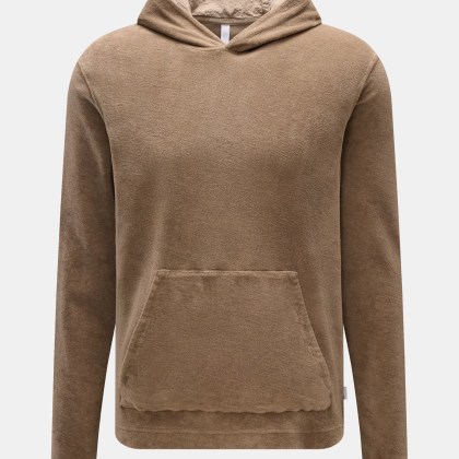 04651/ A trip in a bag - Herren - Kapuzenpullover %27Beach Hoodie%27 taupe 04651/ A trip in a bag - Herren - Kapuzenpullover %27Beach Hoodie%27 taupe